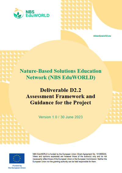 Assessment Framework and Guidance for the Project