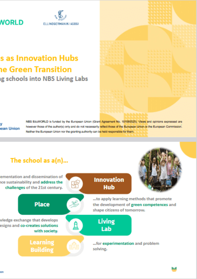 Transofrming Schools into NBS Living Labs