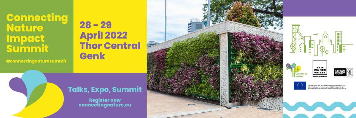 Connecting Nature Logo Connecting Nature Impact Summit Logo and Dates