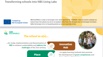 Transofrming Schools into NBS Living Labs
