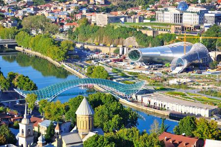 Tibilisi aerial view